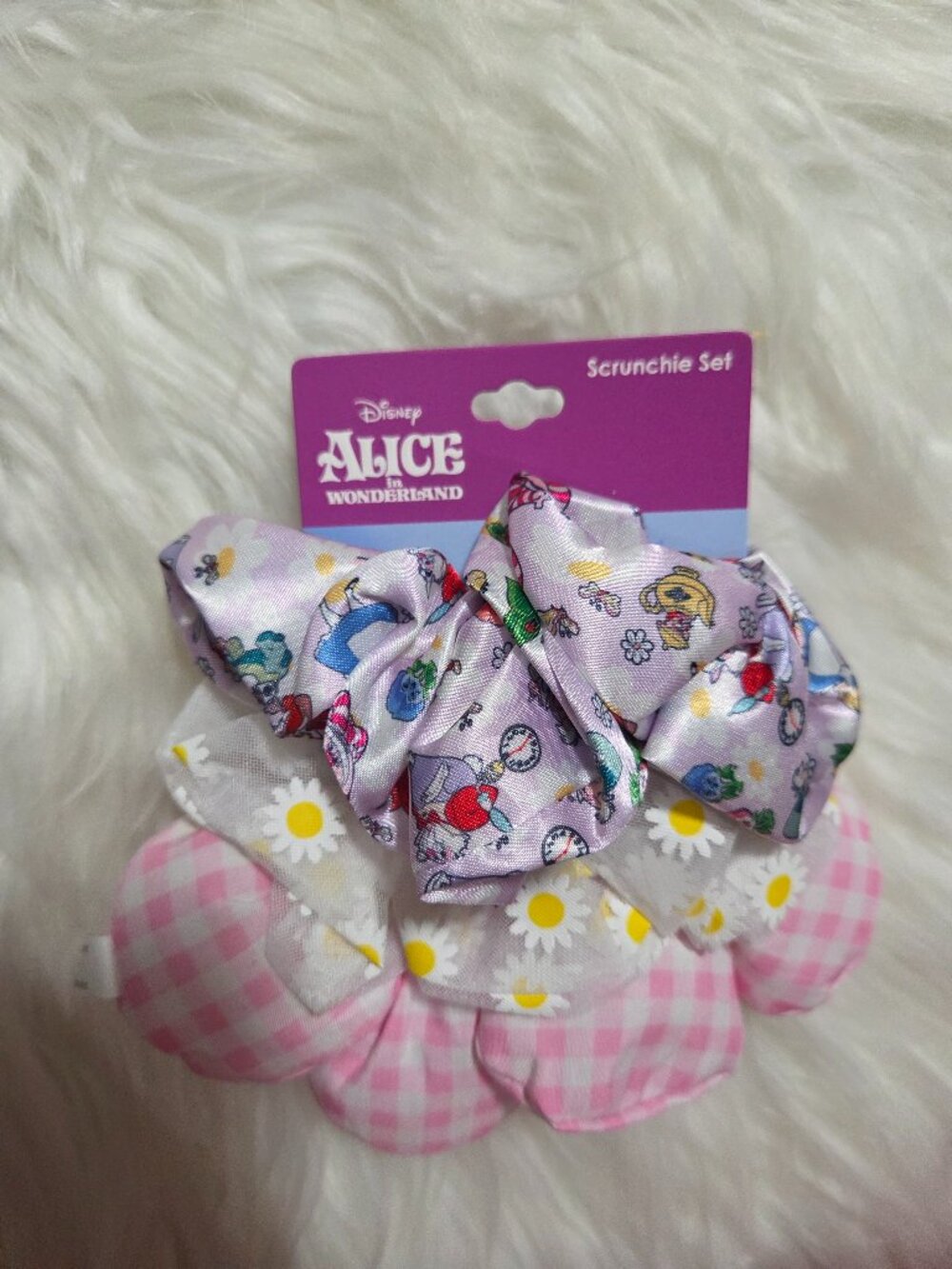 Alice in Wonderland Scrunchie Set